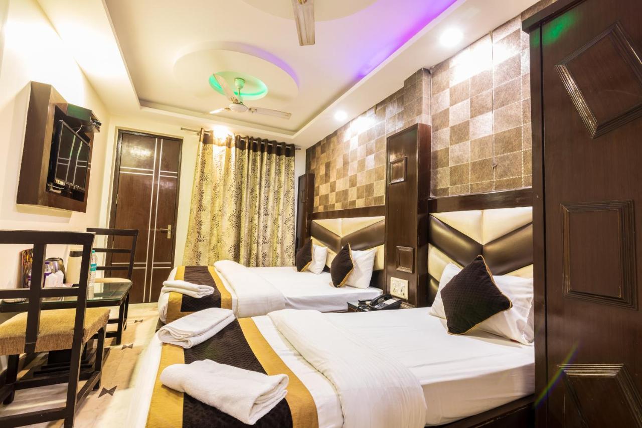 Hotel Grand Shyam- In Front Of New Delhi Railway Station-Couple Friendly Neu-Delhi Exterior foto